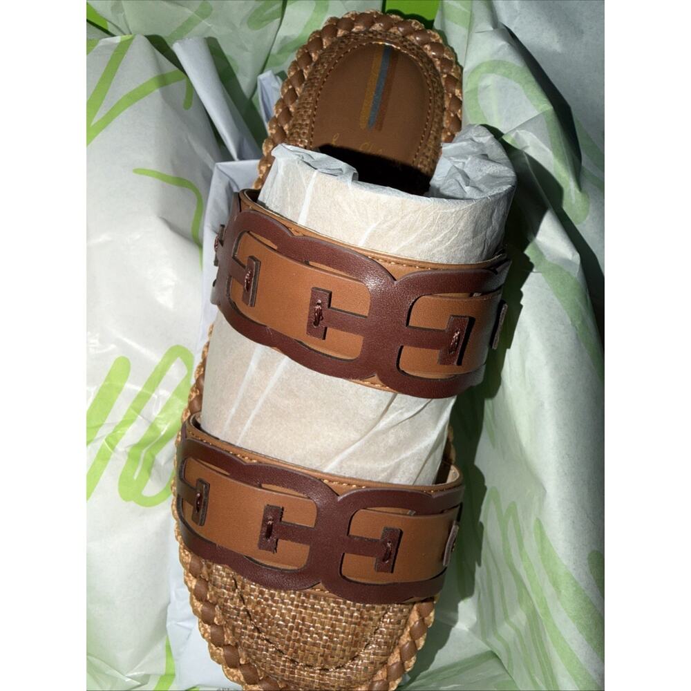 Sam Edelman Brown Braided Slide Sandals